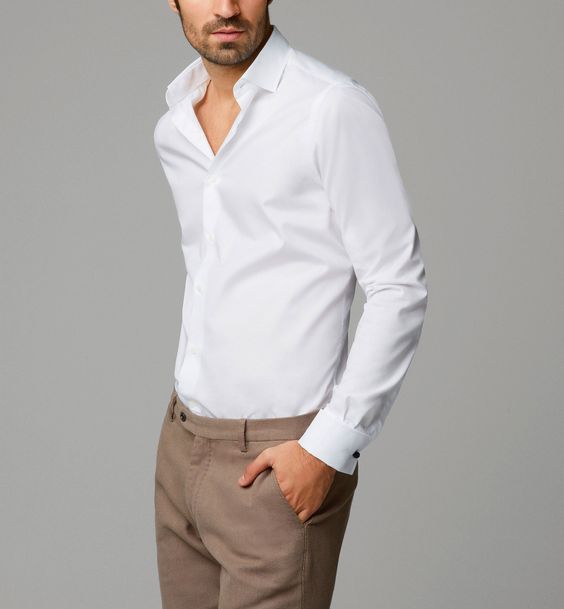Chemise homme blanche